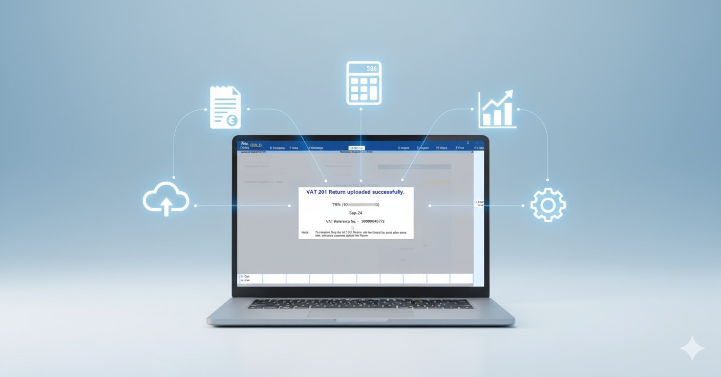 E-Filing Dashboard in TallyPrime UAE